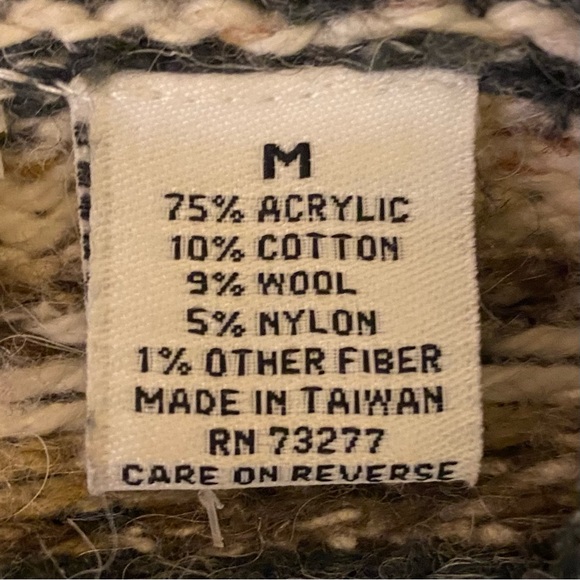 Croft & Barrow Wool Blend Cardigan Sweater Womens Size Medium Button Down - Picture 5 of 6